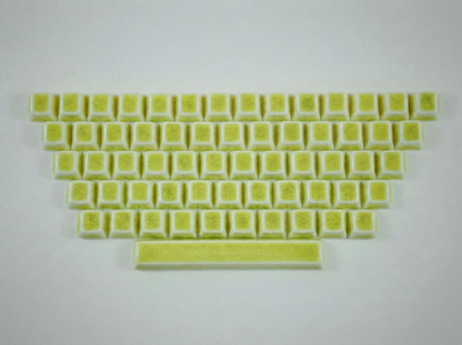 Ice Crackle — Ceramic Keycap Set · 61 Keys