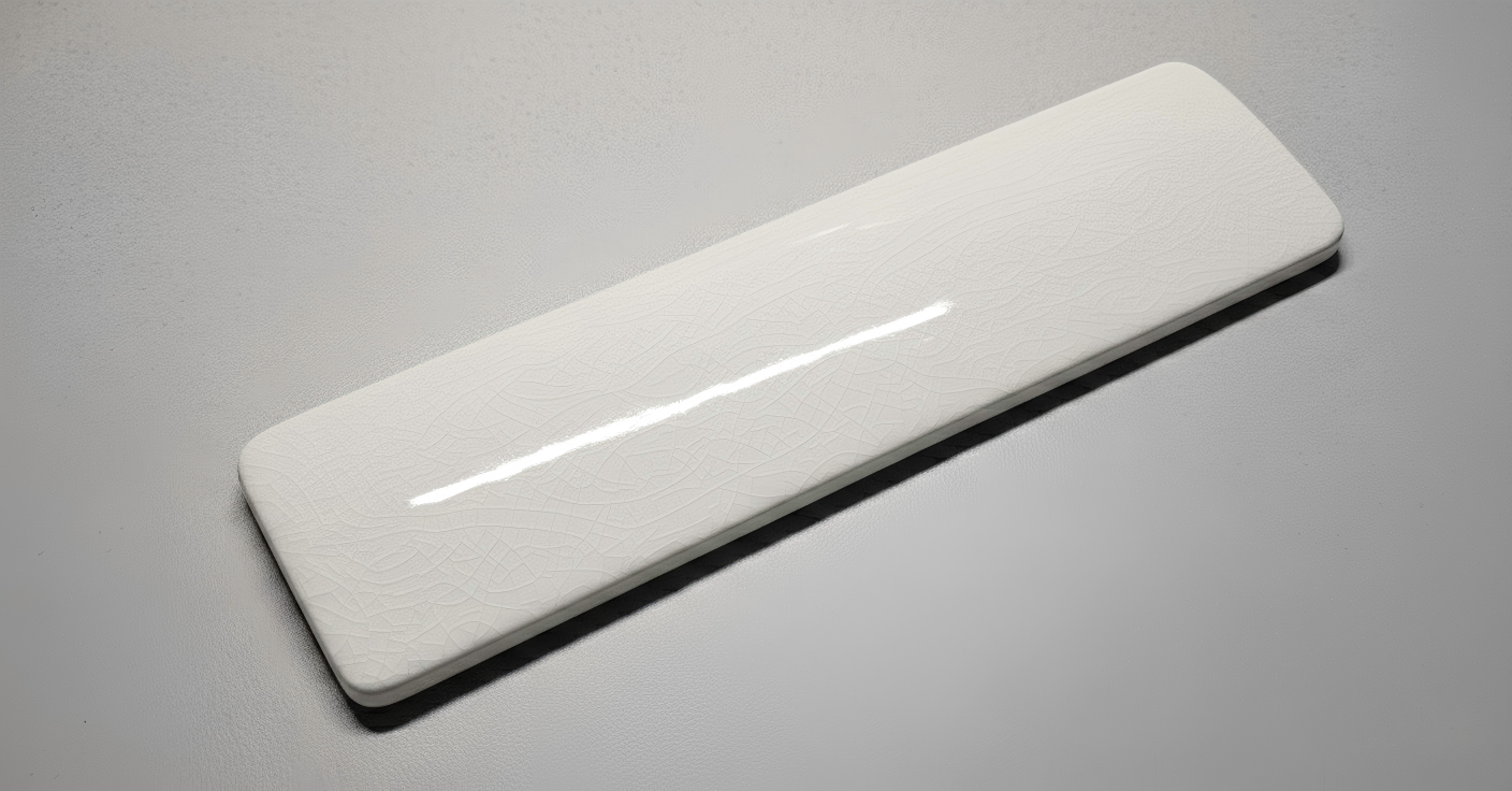 Minimalist Ice-Crackle Ceramic Wrist Rest